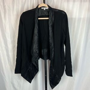 Cabi Owens Waterfall Jacket Faux Leather #527, size Medium